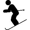 cv symbol ski